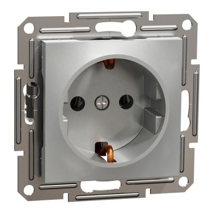 КОНТАКТИ БЕЗ РАМКА 2Р+Е 16А 250V