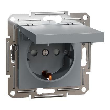 КОНТАКТИ БЕЗ РАМКА 2Р+Е 16А 250V