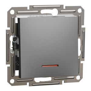 КЛЮЧОВЕ С ГЛИМ ЛАМПА, БЕЗ РАМКА 10AX 250V AC