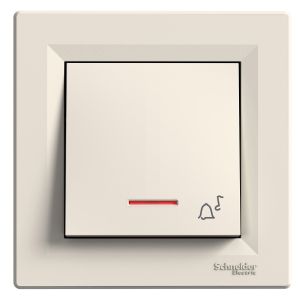 БУТОНИ С РАМКА, ГЛИМ ЛАМПА И СИМВОЛ " ЗВЪНЕЦ " 10A 250V AC