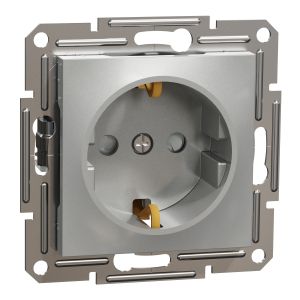 КОНТАКТИ БЕЗ РАМКА 2Р+Е 16А 250V