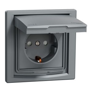 ЕДИНИЧЕН КОНТАКТ С РАМКА IP44 2Р+Е 16А 250V