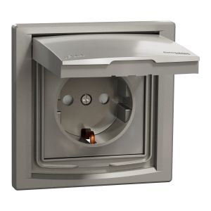 ЕДИНИЧЕН КОНТАКТ С РАМКА IP44 2Р+Е 16А 250V