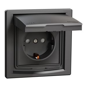 ЕДИНИЧЕН КОНТАКТ С РАМКА IP44 2Р+Е 16А 250V