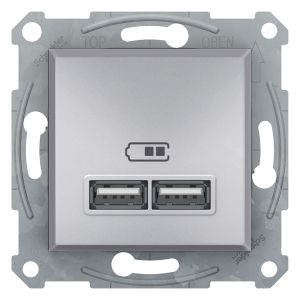 USB ЗАРЯДНИ БЕЗ РАМКА ТИП А+А