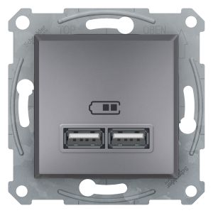 USB ЗАРЯДНИ БЕЗ РАМКА ТИП А+А