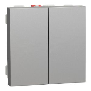 КЛЮЧОВЕ 10AX 250V AC, 2 МОДУЛА, NEW UNICA