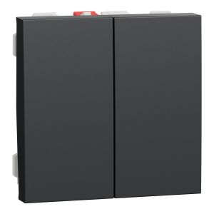 КЛЮЧОВЕ 10AX 250V AC, 2 МОДУЛА, NEW UNICA